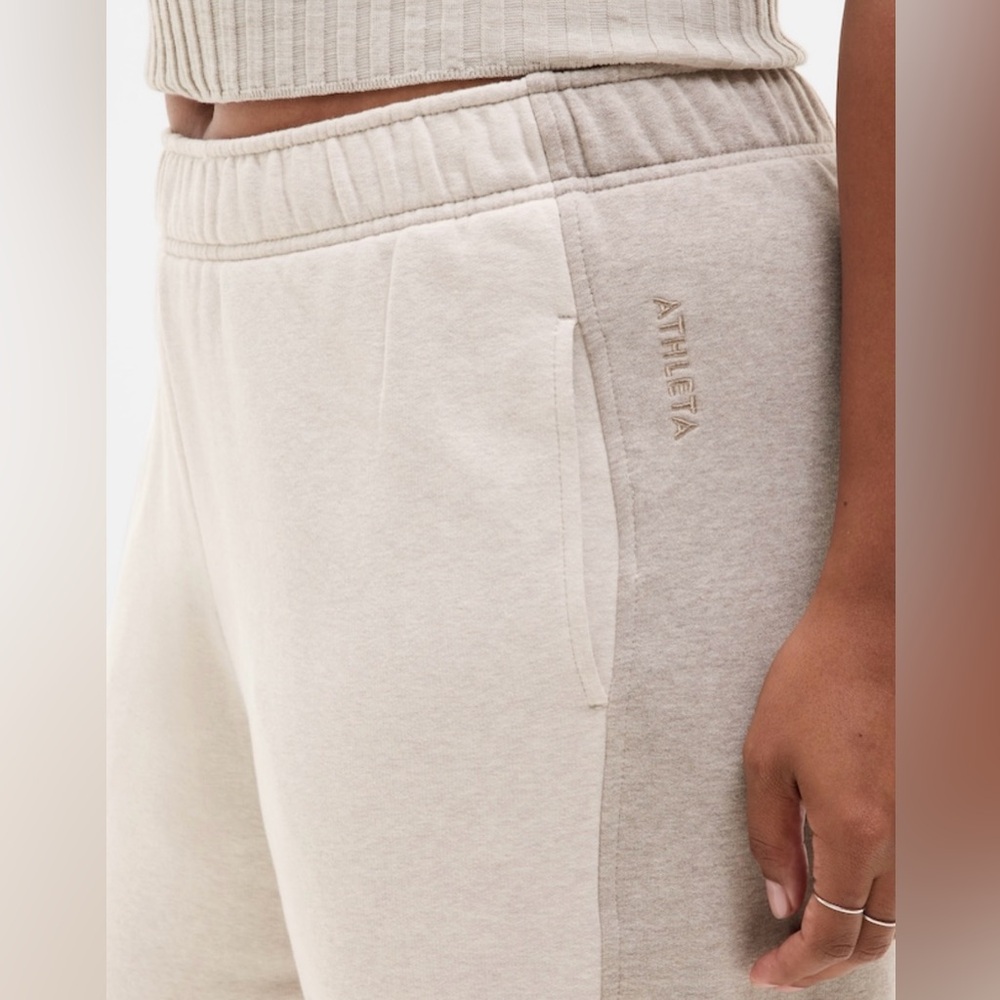 Athleta Forever Fleece Wide Leg Pant, Small - Picture 3 of 7